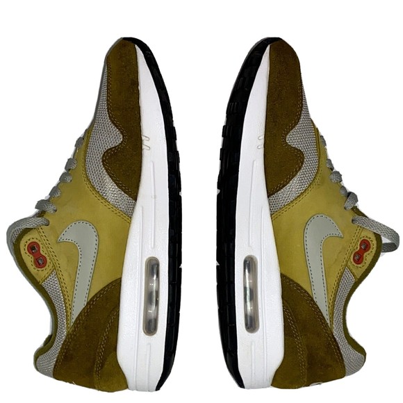 Nike Other - Nike Air Max 1 Premium Retro Green Curry Sneaker Mens Size 6.5 Womens Size 8